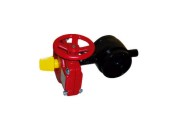 Groovered butterfly valve