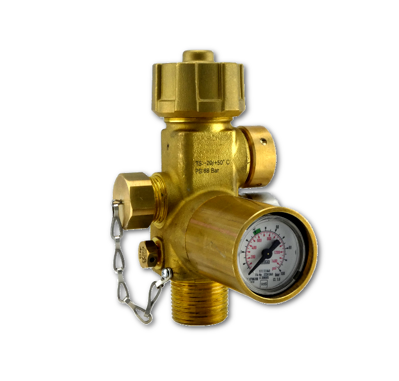 Valve for HFC23/125/227 e FK-5112 fixed extinguisher