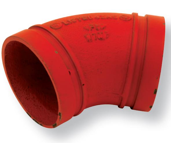 Grooved Elbow 45° PN16