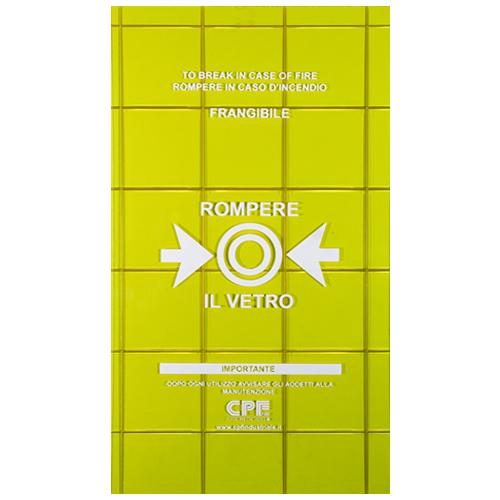 Verre brisable