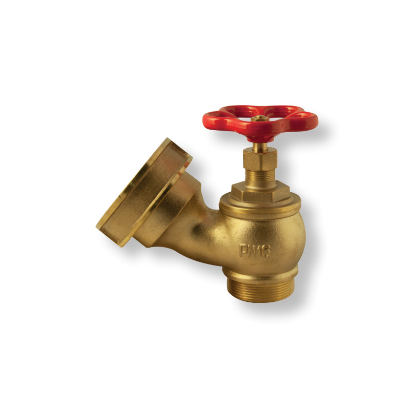 Robinet pour coffret hydrant avec sortie male et collier adapteur