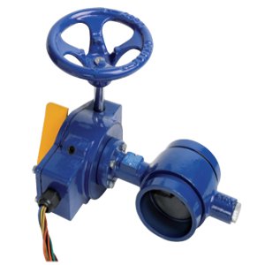 Grooved butterfly valve CE