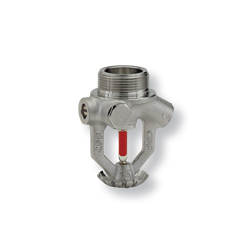 CONVENTIONAL type Sprinkler Heads with spherical distribution, for automatic fire extinguishers.