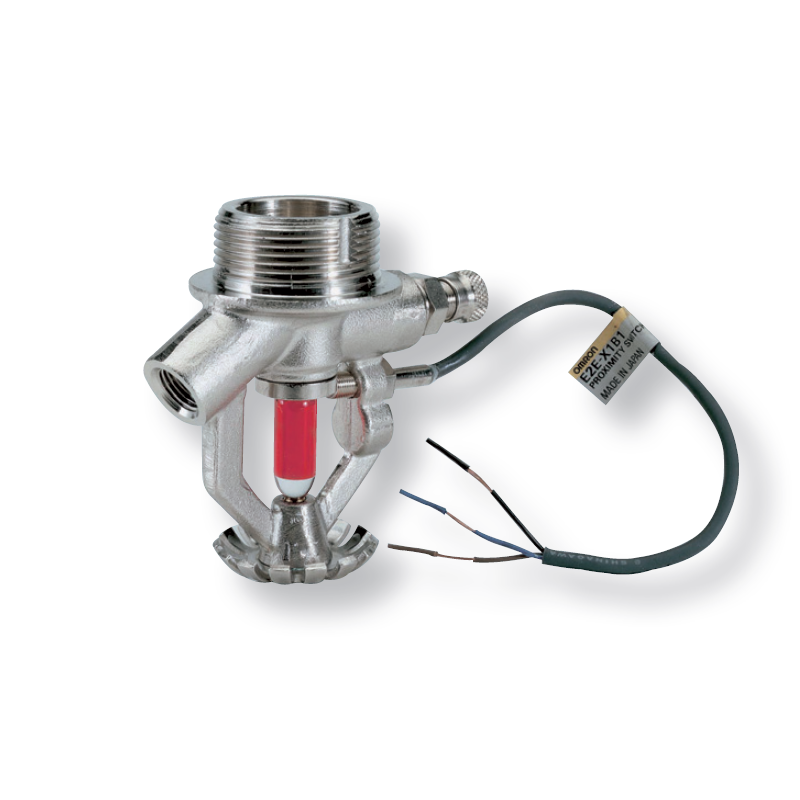 Sprinkler with inductive sensor connection (proximity)