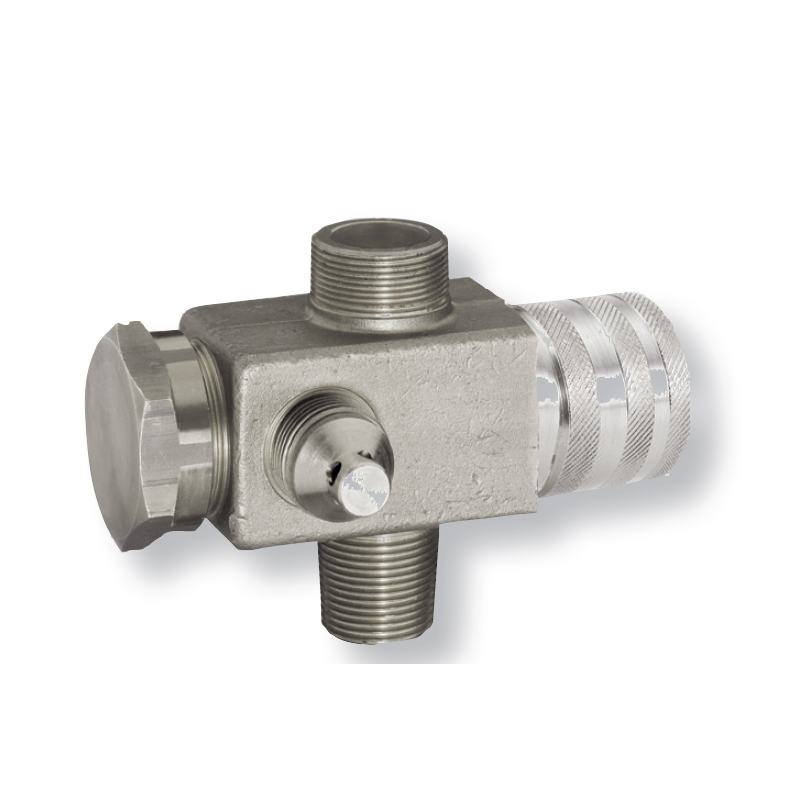 Quick opening valve for batteries nitrogen (N2) cylinders (Water-Mist)