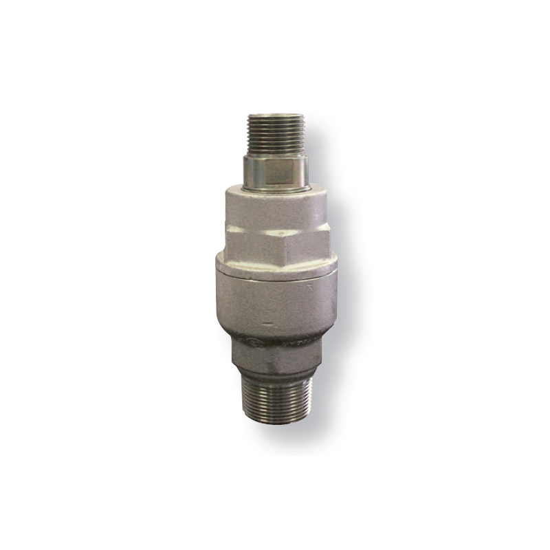 Non return valve for inert gasses fixed extinguisher system